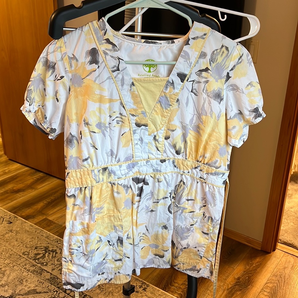 Healing Hands Scrub Top